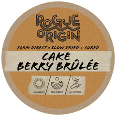 Cake Berry Brûlée - Rogue Origin CBD Hemp Cultivar Logo