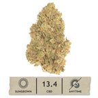 A close-up image of the Sour Suver Haze strain