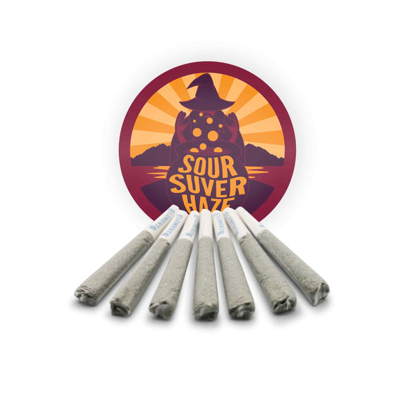 Sour Suver Haze Rogue Rollers - Hemp Prerolls