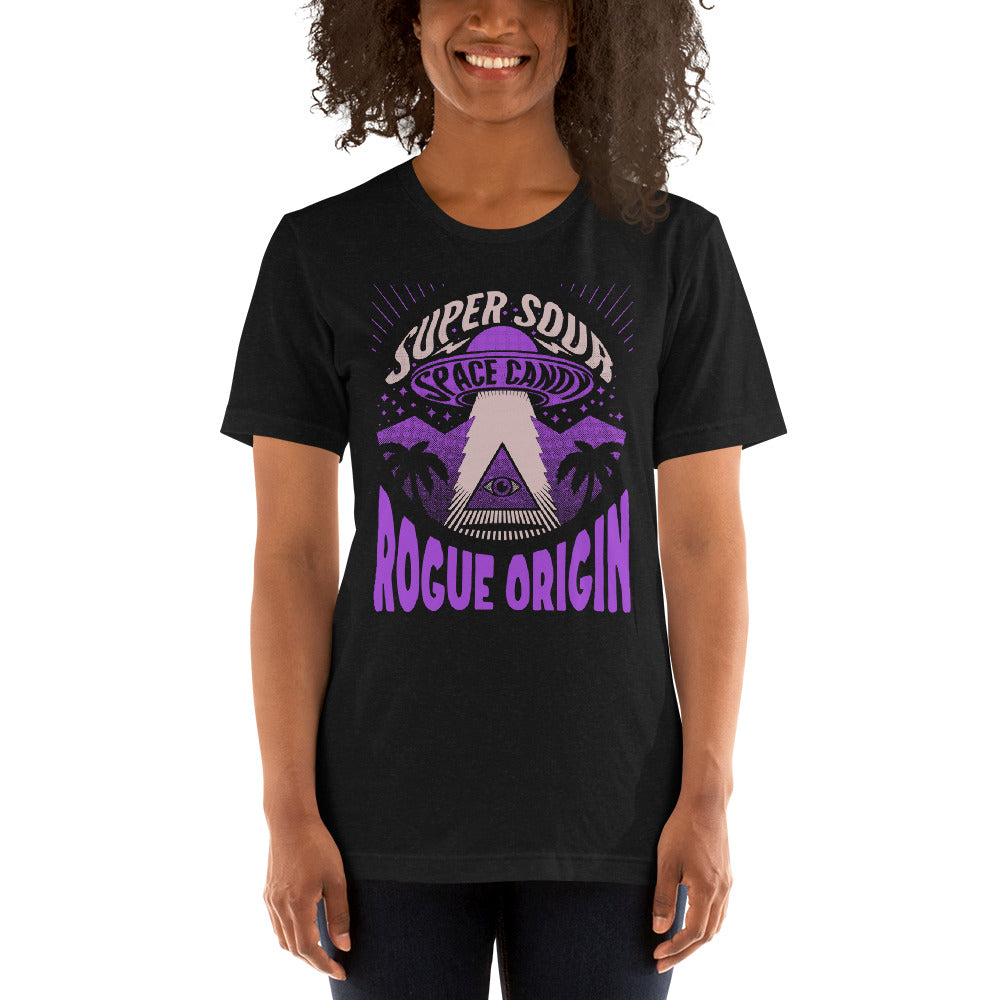 Rogue Origin Merch - Super Sour Space Candy Logo T-Shirt - Female